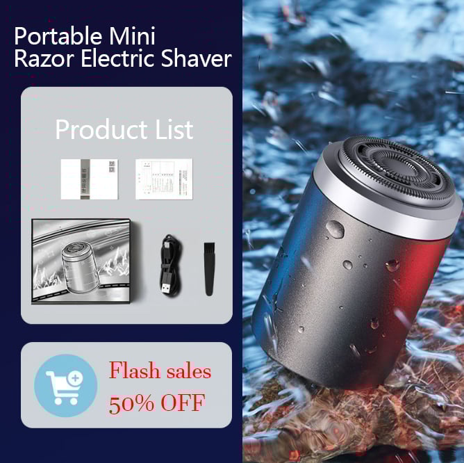 š„LAST DAY - 30% OFF š„āØGlidePro Mini⢠ā Portable Electric Shaver