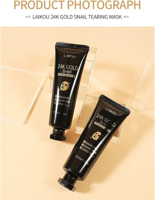 LAkOU™ 24K Gold Radiance Peel-Off Mask